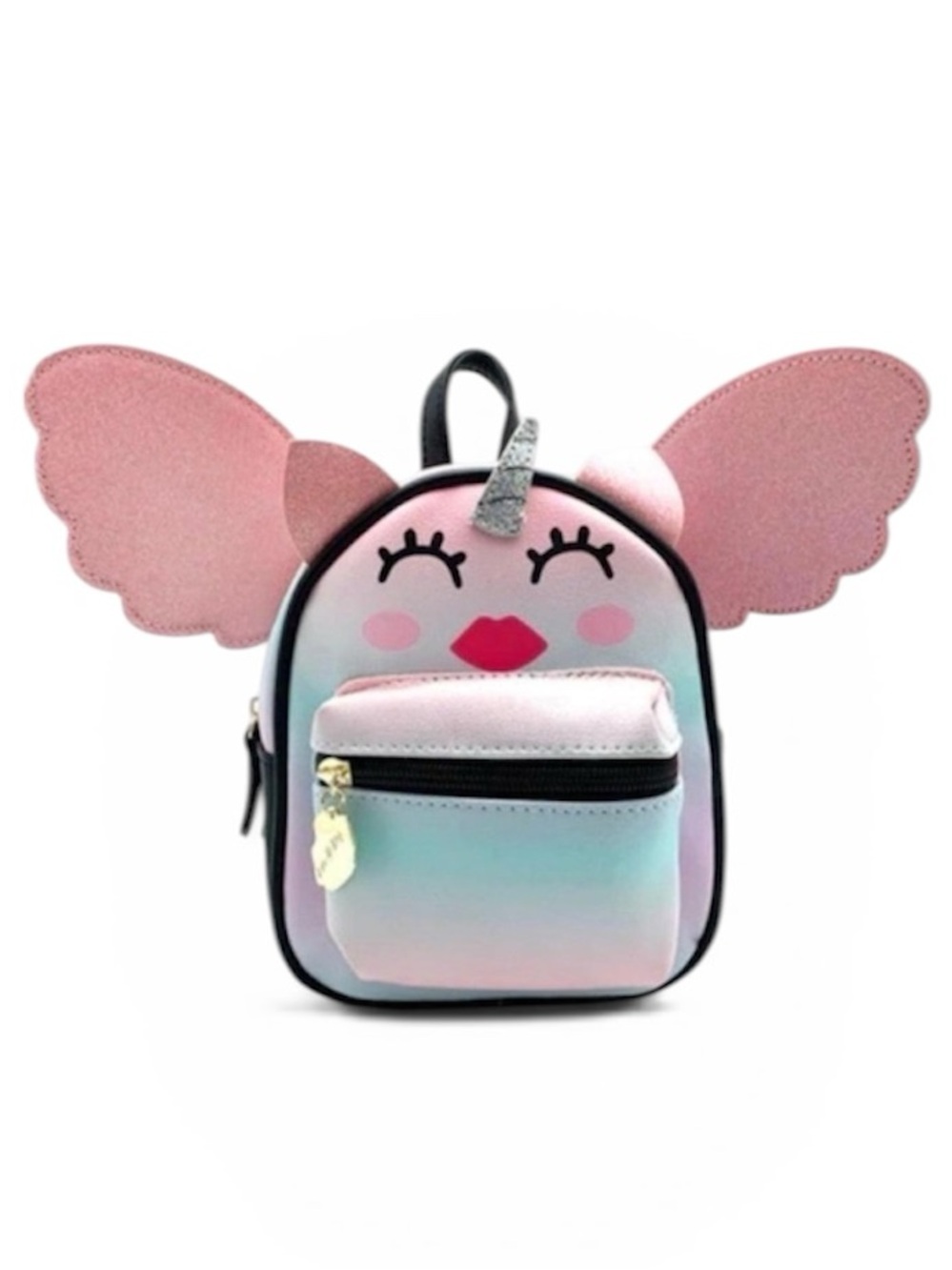 NEW Betsey Johnson Pastel Unicorn Mini Backpack Pink Mint NWT